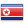 mini flag icon of North Korea